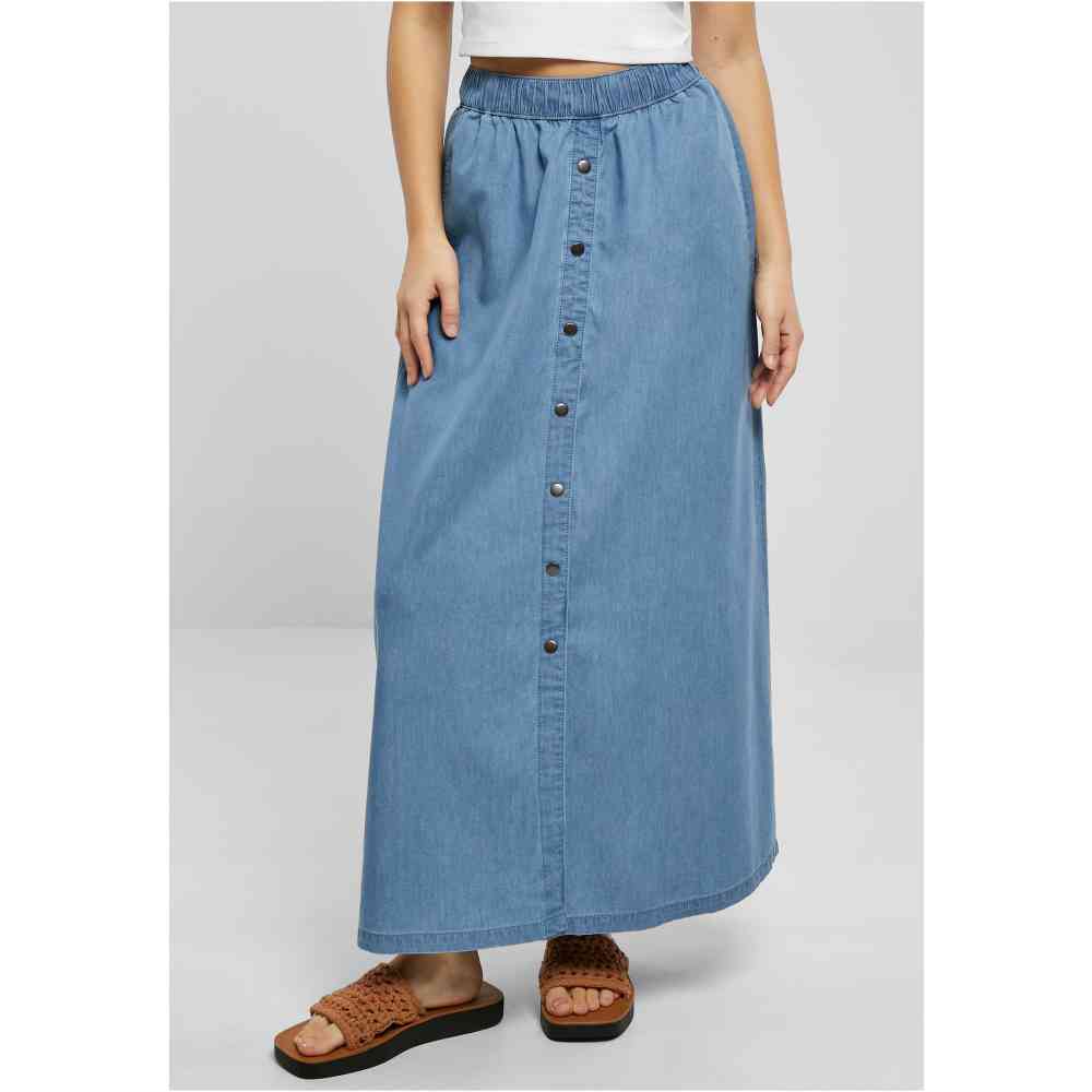 Maxi denim skirts king size best sale